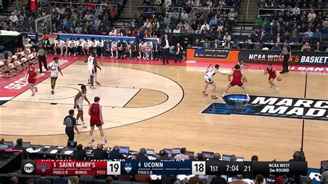 UConn Huskies and Saint Mary’s Gaels square off in NCAA Tournament second round